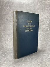 Grolier guide bibliophile d'occasion  Lavernose-Lacasse
