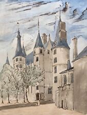 Antique drawing château d'occasion  Expédié en Belgium