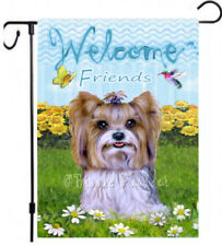 Yorkie garden flag for sale  Lakeview