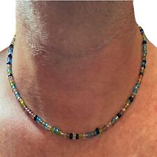 collana perle multicolor usato  Scandicci