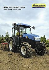 New Holland T3000 2011 catalogue brochure tracteur tractor tcheque czech, używany na sprzedaż  PL
