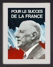 Poster retro gaulle d'occasion  L'Isle-sur-la-Sorgue
