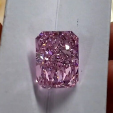 Diamante sciolto di colore rosa da 10 ct, taglio brillante VVS1 con... usato  Spedire a Italy