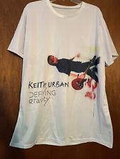 Keith Urban Defying Gravity Tour T-Shirt XL White Jersey Knit for sale  Shipping to South Africa