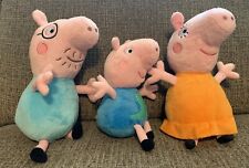 Conjunto de 3 bonecas de pelúcia Peppa Pig Family Fun Mamãe Papai George Peppa, usado comprar usado  Enviando para Brazil