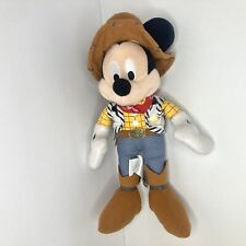 "Animal de peluche leñoso de peluche original de Mickey Mouse Toy Story de los parques Disney de 11""", usado segunda mano  Embacar hacia Argentina