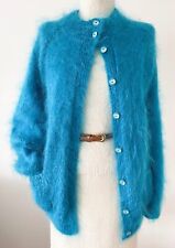 blue mohair cardigan for sale  WEST WICKHAM