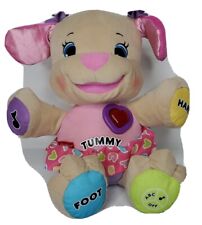 Fisher-Price Laugh and Learn Girl Puppy Dog Plush Interactive Baby Toddler's Toy for sale  Shipping to South Africa