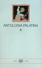 Antologia palatina iii usato  Italia