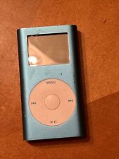 Reproductor de música retro vintage 2005 Apple iPod Mini 4 GB 2ª generación AZUL A1051 PARA REPUESTOS segunda mano  Embacar hacia Argentina