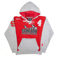 ONE GEAR Mens Spartan Hockey Development Hoodie Red Pullover USA S for sale  Shipping to South Africa