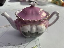 Pink lustre teapot for sale  WOKING