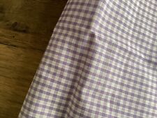 Cotton lilac gingham for sale  ELGIN