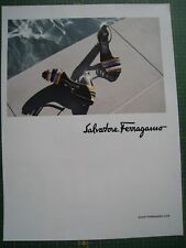 ZAPATOS SALVATORE FERRAGAMO POR LA PISCINA ANUNCIO IMAGEN APROX A4 TALLA archivo 2 segunda mano  Embacar hacia Argentina