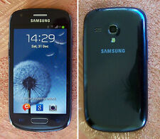 Blue Samsung Galaxy S3 mini GT i8190 GOOD CONDITION !-ΝΟ S III no i I9300 for sale  Shipping to South Africa