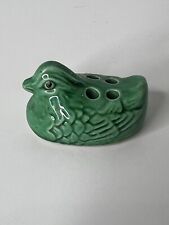 Vintage Miniature Green Duck Flower Frog  for sale  Shipping to South Africa