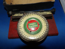 Vintage simplex typewriter for sale  Shipping to Ireland