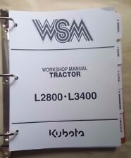 2004 KUBOTA L2800, L3400 & L3700SU TRACTOR WORKSHOP SERVICE MANUAL for sale  Shipping to Canada