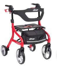 Drive Medical Nitro Sprint Foldable Rollator Walker w/Seat, Std Height, Foldable for sale  Shipping to South Africa