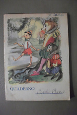 Pinocchio vecchio quaderno usato  Italia