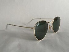 Óculos de sol Ray Ban usado RB3447 001 redondo metal armação dourada verde clássico comprar usado  Enviando para Brazil