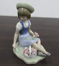 Lladro girl picking for sale  COLCHESTER