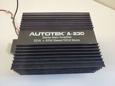 Autotek 230 for sale  Springfield