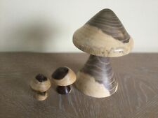 Wooden toadstool mushrooms for sale  LOWESTOFT