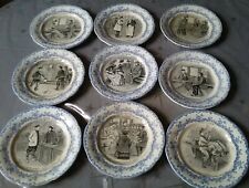 Rare serie assiettes d'occasion  Brissac-Quincé