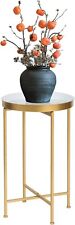 Mesa lateral redonda dourada mesa redonda moderna pequeno destaque decoração para casa 039 comprar usado  Enviando para Brazil