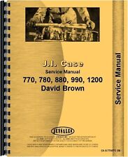 Used, Case David Brown 770 780 880 990 1200 Tractor Service Repair Manual for sale  Atchison
