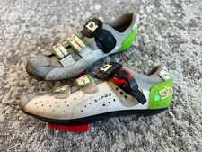 Zapatos de ciclismo de carretera SIDI S-Pro carbono Millennium III talla EU 44 EE. UU. 10 blancos campy, usado segunda mano  Embacar hacia Argentina