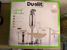 *DUALIT 700W HAND BLENDER FOOD PROCESSOR MIXER CHOPPER WHISK SET POLISHED CHROME for sale  Shipping to South Africa