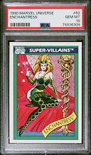 Just Graded 1990 Marvel Universe Enchantress #62 PSA 10 GEM MINT LOW POP comprar usado  Enviando para Brazil