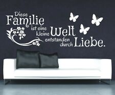 Wohnzimmer wandtattoo familie gebraucht kaufen  Wilster