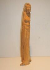 Hand carved woman for sale  Shipping to Ireland