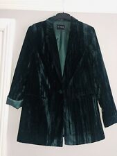 Green velvet jacket for sale  STANLEY