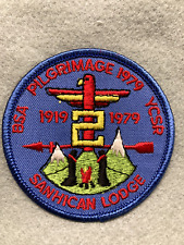 (123) Boy Scouts-  WWW  Sanhican OA Lodge 2 -  (1979)  Pilgrimage patch for sale  Shipping to South Africa