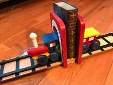 Wooden train bookends for sale  Marshfield