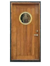 Puerta de madera de barco antiguo restaurada náutica antigua con ventana de..., usado segunda mano  Embacar hacia Argentina