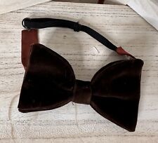 vintage velvet bow tie for sale  KETTERING