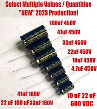 Rádio amplificador tubo axial capacitor eletrolítico 4.7 10 22 33 47 100uF 600V 450V 160V comprar usado  Enviando para Brazil