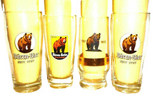4 Baren Bier +1992 Schwenningen Villingen Deer Since 1797 German Beer Glasses for sale  Shipping to South Africa