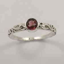 Natural Garnet Ring 925 Sterling Silver Band& Statement  Handmade Ring All Size for sale  Shipping to South Africa