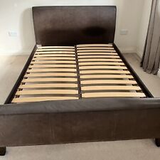 leather bed frame for sale  EPSOM