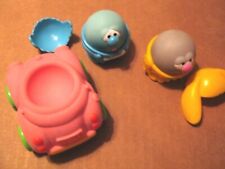 1985 Parker Brothers Nerfuls Pink Car Fetch Blue Dog & Stewie Rabbit, used for sale  Shipping to South Africa