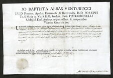 Certificato autentica reliquia usato  Vimodrone