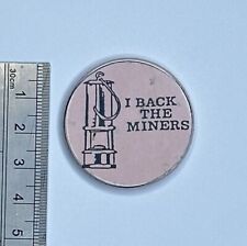 Back miners pin for sale  HOVE