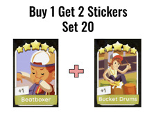 Bundle sticker monopoly for sale  Shipping to United States