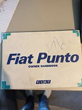 Fiat punto handbook for sale  PONTYCLUN